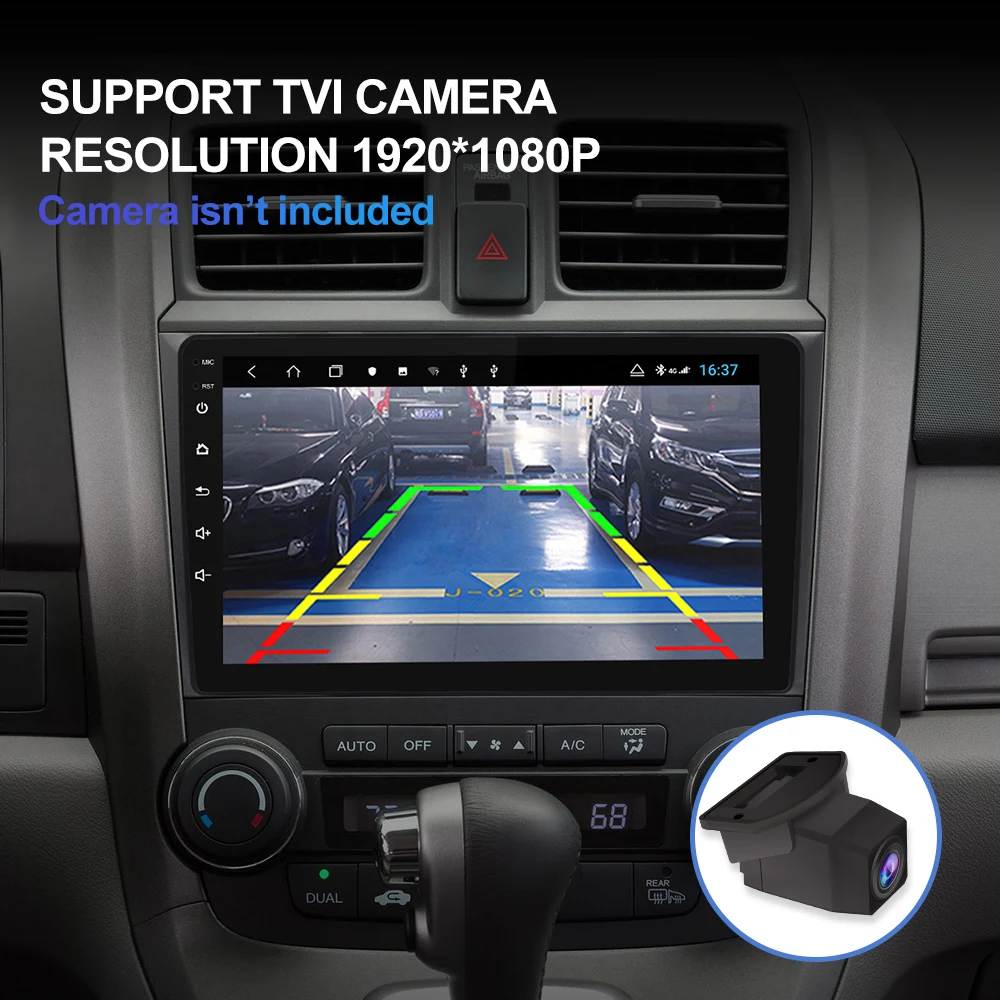 Цена Isudar H53 4G Android автомобильный мультимедийный 1 Din Авто Радио для Honda CRV CR V 2006 2011 font b gps b font 8 ядерный ram 4 Гб rom 64 Гб 1080P камера DVR