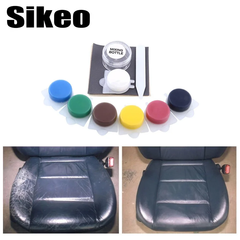 

Newest Auto Car Seat Sofa Coats Holes Scratch Cracks Rips No Heat Liquid Leather Vinyl Repair Kit Leather Repair Tool