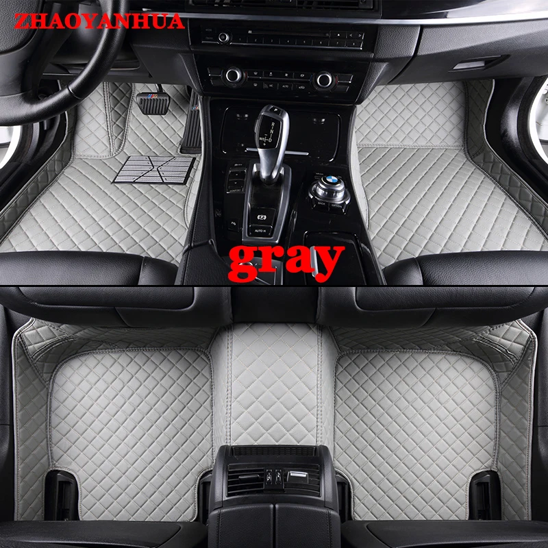 

ZHAOYANHUA Custom fit car floor mats for Peugeot 206 207 2008 307 308sw 3008 408 4008 508 rcz car styling carpet floor liner