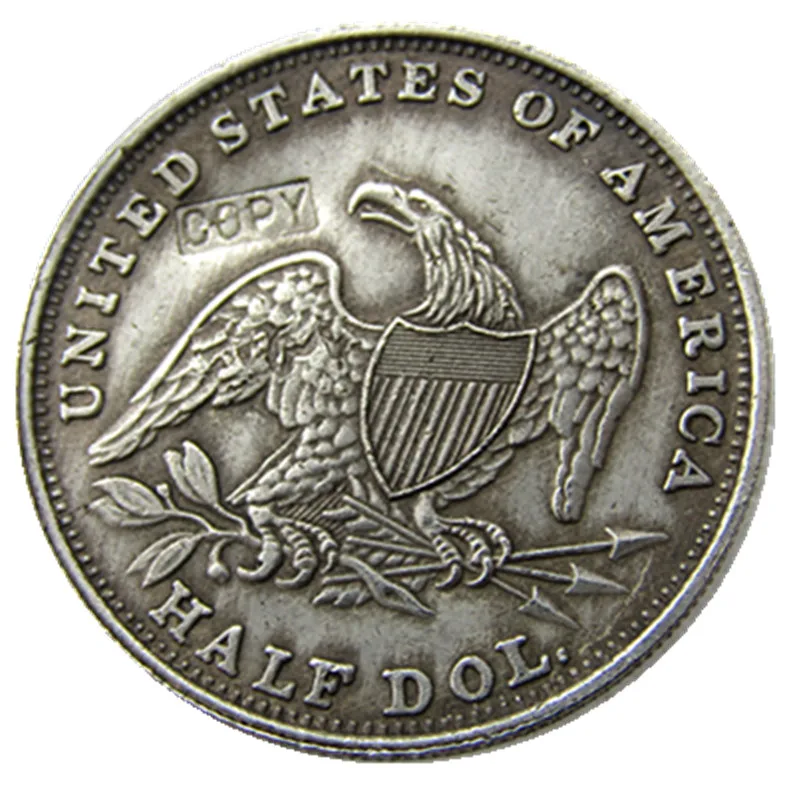 

1839 Capped Bust Half Dollars Silver Plated Copy Coins