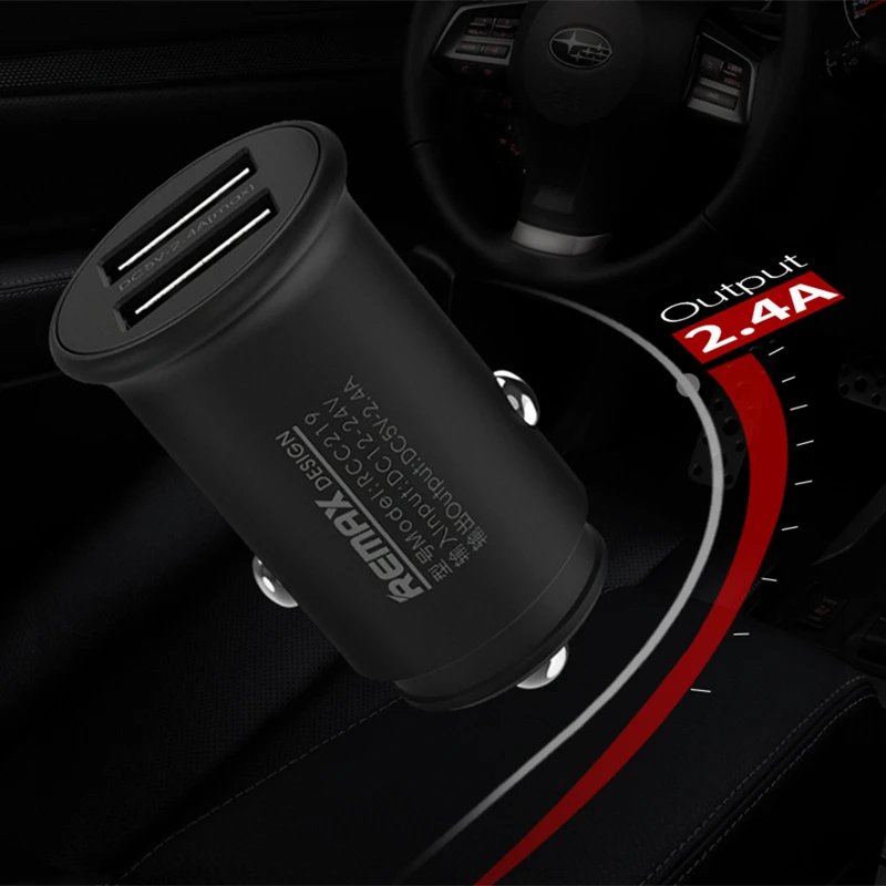 Автомобильное зарядное устройство Remax USB быстрая зарядка А для быстрой зарядки с 2