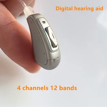 

AST digital hearing aid 4 channels 12 bands Hearing Amplifier for the elderly Digital Volume Control Personal Sound Amplifier