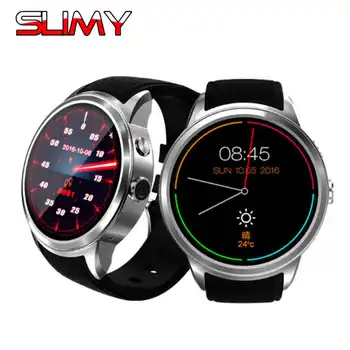 

Slimy Smart Watch Phone Android 5.1 OS with Heart Rate Monitor 1.39" IPS OLED Screen 512MB+8GB SIM GPS WiFi 3G MTK6580 Stock