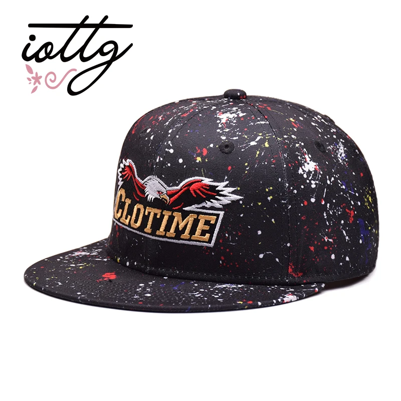 IOTTG Новое поступление Орел Вышивка Бейсбол Кепки s 3D печати Snapback Регулируемый