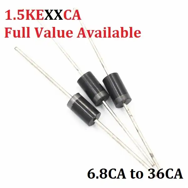 50PCS TVS DIODE 1.5KE220CA diodes 220CA Transient Voltage Suppressor 1.5KE