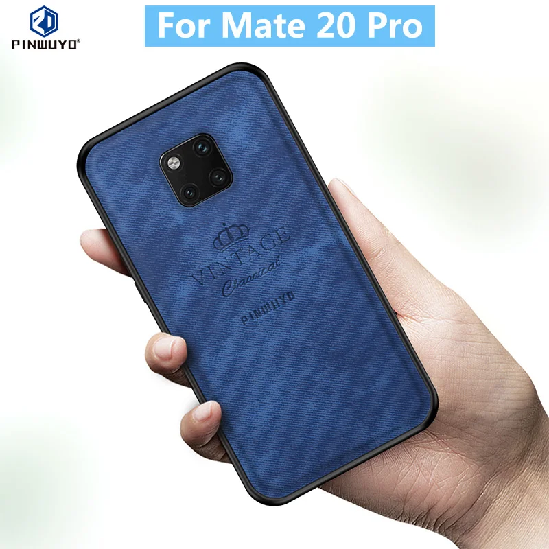 

For Huawei Mate 20 Pro Original PINWUYO VINTAGE PU Leather Protective Phone Case for Huawei Mate 20 Pro Shockproof Case