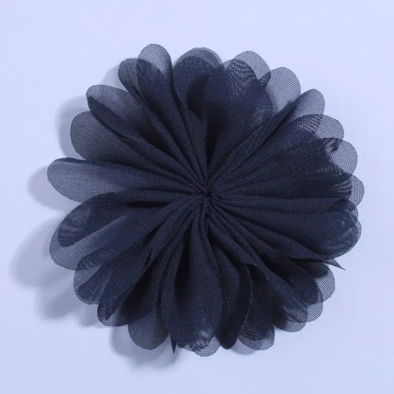 10PCS 6.5CM Hot Sale Fluffy Ballerina Chiffon Fabric Flower For Dress Sunflower Lace Artificial Flowers For Wedding Decoration 10PCS 6.5CM Hot Sale Fluffy Ballerina Chiffon Fabric Flower For Dress Sunflower Lace Artificial Flowers For Wedding Decoration