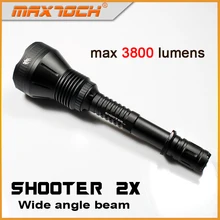 MAXTOCH Shooter 2X XHP70.2 версия 3800 люмен, широкий угол луча, нейтральный белый широкий угол луча поисковый фонарик