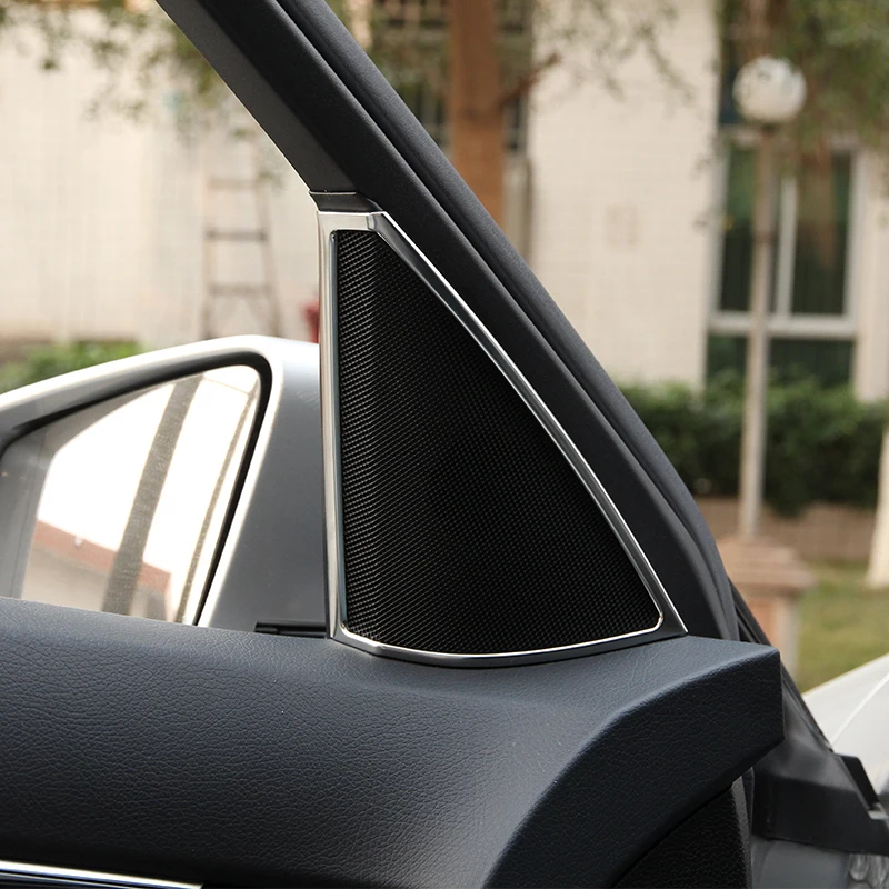 0 : Buy Car Door Audio Speaker Cover Trim Decoration For Mercedes Benz C Class W204 ...
