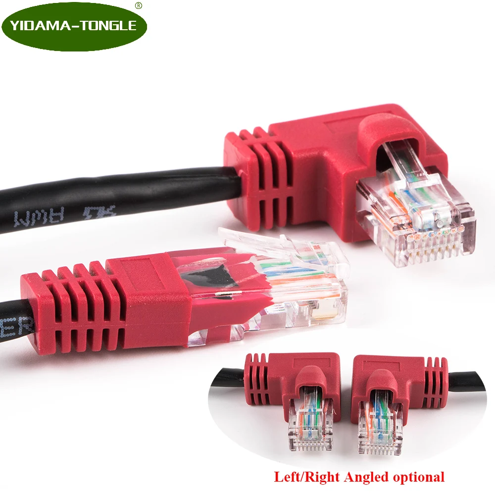 Cat5e Lan Cable UTP Cat 5 RJ45 Network Patch Left and Right