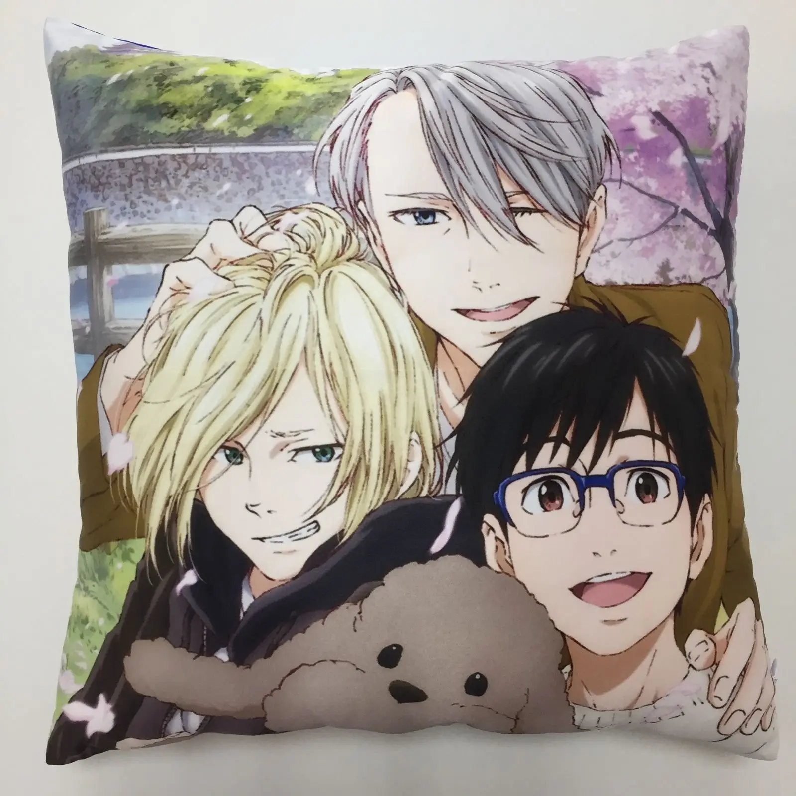 

Suef Anime manga Yuri!!! On Ice Victor Yuri sided Pillow Cushion Case Cover 259