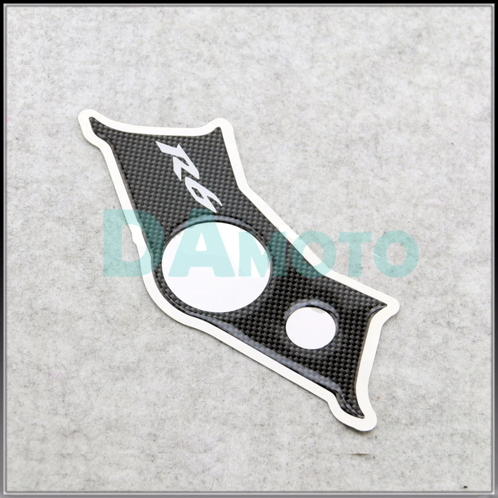 

For Yamaha YZF600 R6 2003 2004 2005 Pad Triple Tree Top Clamp Upper Front End Carbon Fiber Decal Sticker