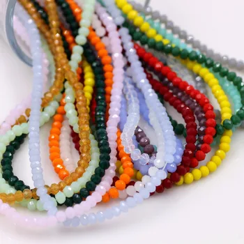 

500pcs/lot Glass Round Beads Chinese Beading 6MM Austrian Crystal Loose Rondelle Beads For Clothing Or Diy Making Jewelry Design
