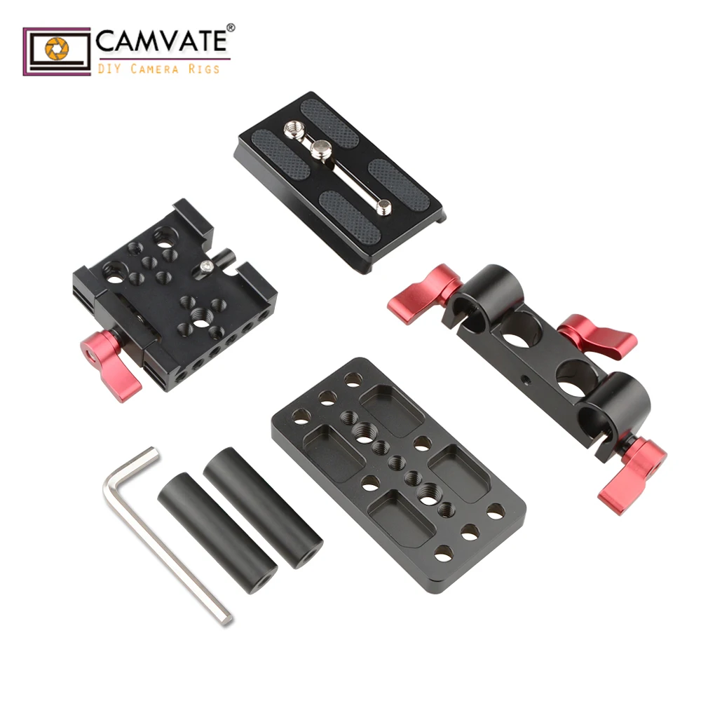 Base de Montagem Placa para Manfrotto Camvate Liberação Rápida Padrão Acessório C1436 Câmera Fotografia Acessórios qr - Image 6