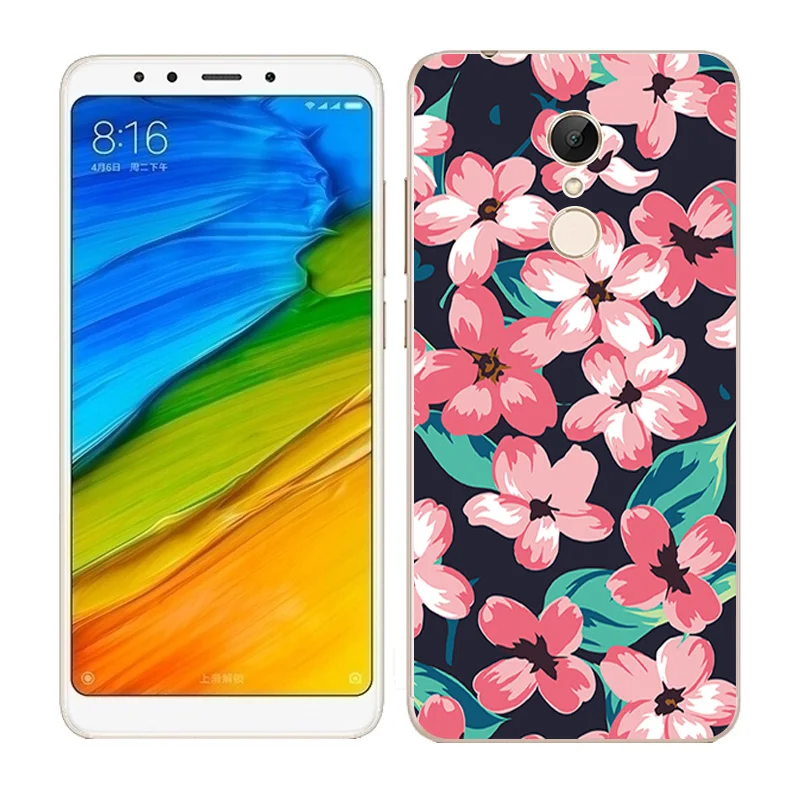 Чехол для Xiaomi Redmi 5 мягкие телефонные чехлы из ТПУ с рисунком|mobile phone cases|case for xiaomiphone