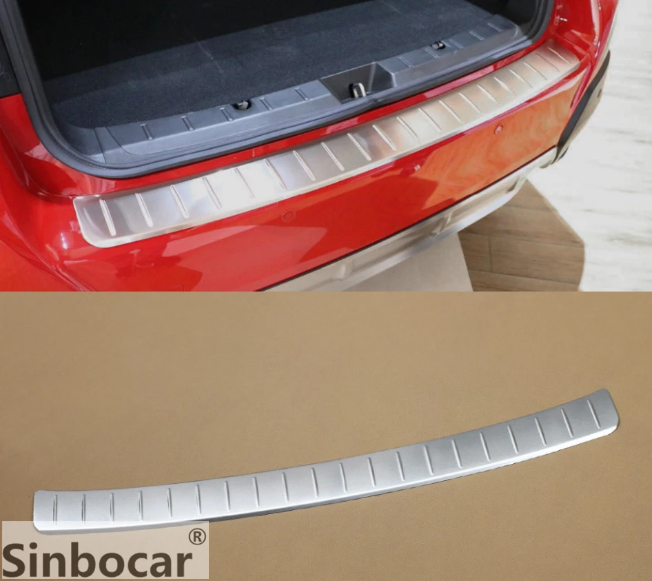 

Stainless Steel Rear Outer Bumper Protector Cover Trim For Subaru Crosstrek XV 2018 2019 Free Shipping