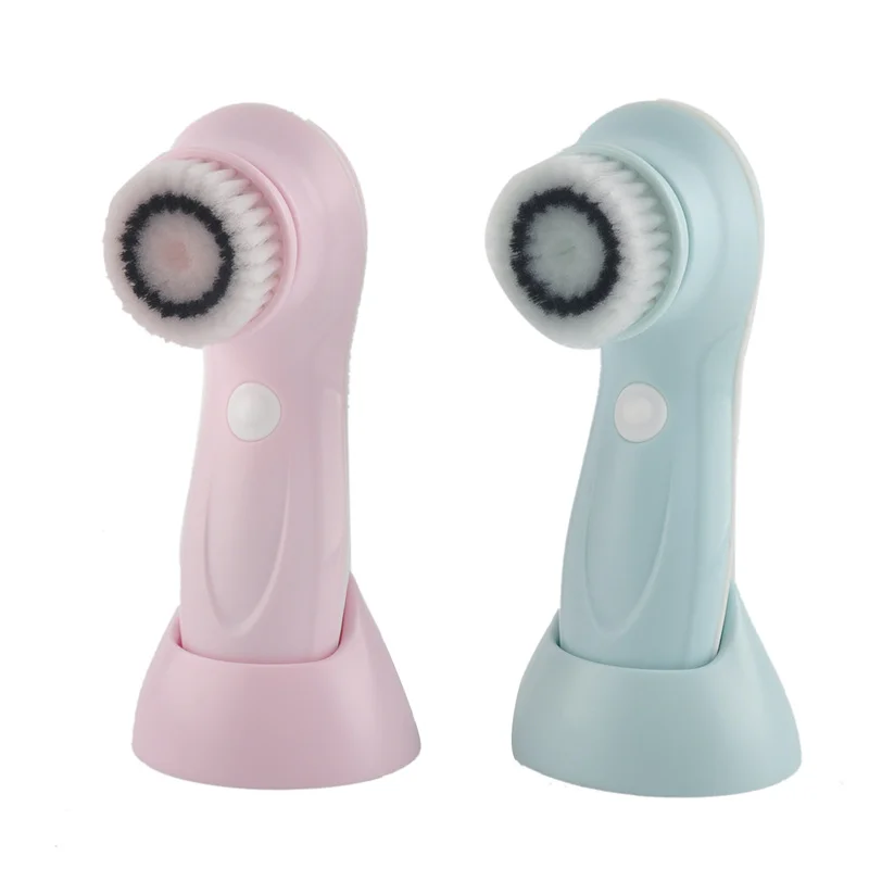 USB Rechargeable 3 In1 Electric Rotating Facial Cleansing Brush Face