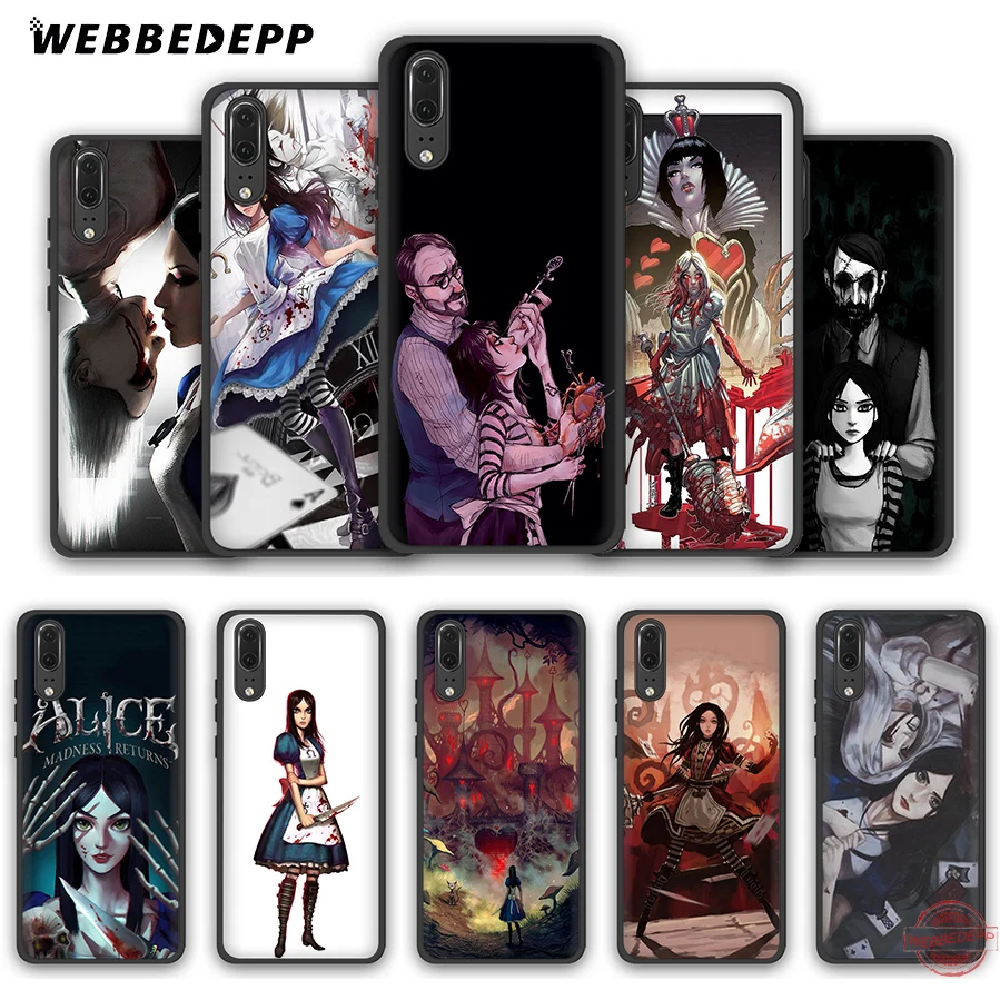 WEBBEDEPP Алиса Безумие возвращает мягкий чехол для Huawei P8 P9 P10 P20 P30 Lite Pro 2017 2018 2019 |