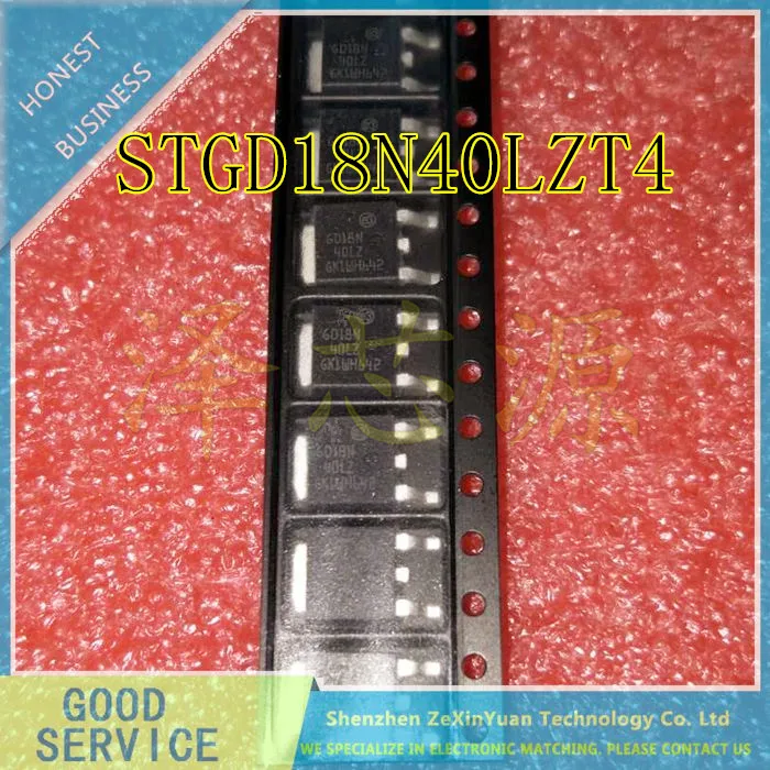 

10PCS/LOT STGD18N40LZT4 STGD18N40LZ GD18N40LZ TO-252 NEW AND ORIGLANL IC