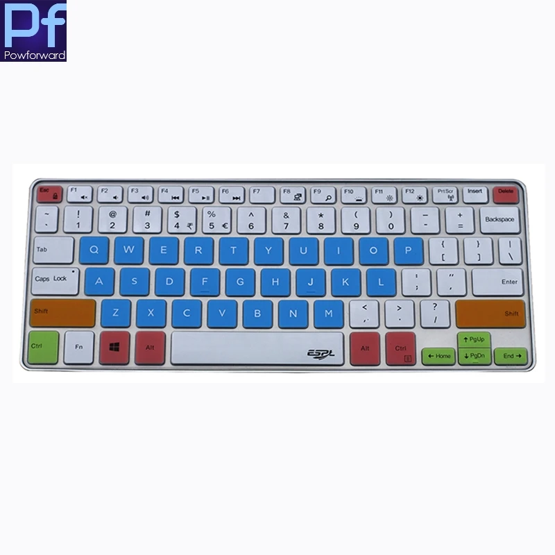 Для Dell XPS 13 9343 9350 9360 13-9343 13-9350 13-9360 XPS13 13,3-дюймовый 13 13,3 дюйма силиконовая клавиатура протектор кожного покрова - Цвет: candyblue