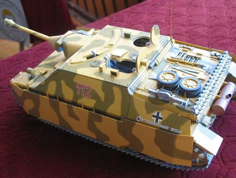 

High quality World War II Germany four jagdpanzer F 3D Paper model kit