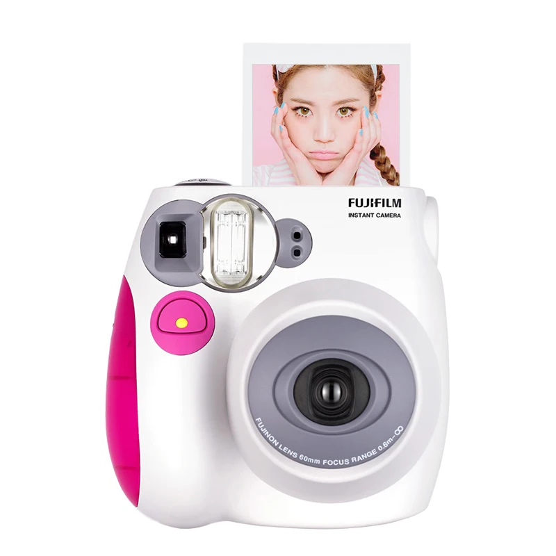 Fujifilm Instax Mini 7s фотокамера моментальной печати синий розовый черный, принимаем Fuji Fujifilm Instax Mini Films