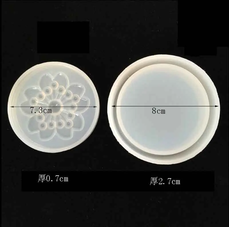 Силиконовые формы коробка для хранения Сердце Луна Сакура Корона Форма ювелирных изделий DIY ремесло