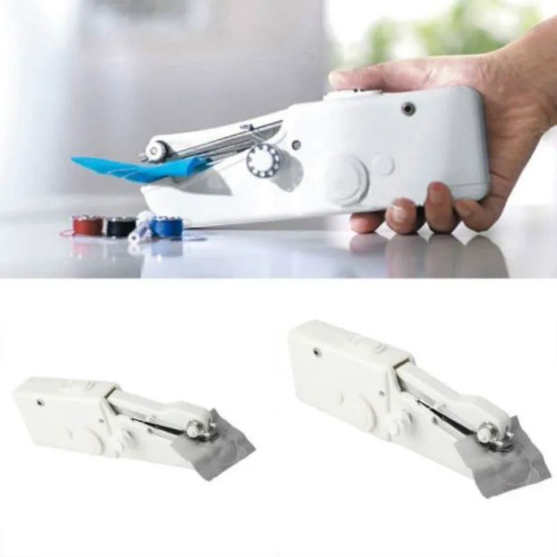 

Mini Portable Smart Electric Tailor Stitch Hand-held Sewing Machine Home Stitch Set Household Cloth Fabric Handheld Sewing Tool