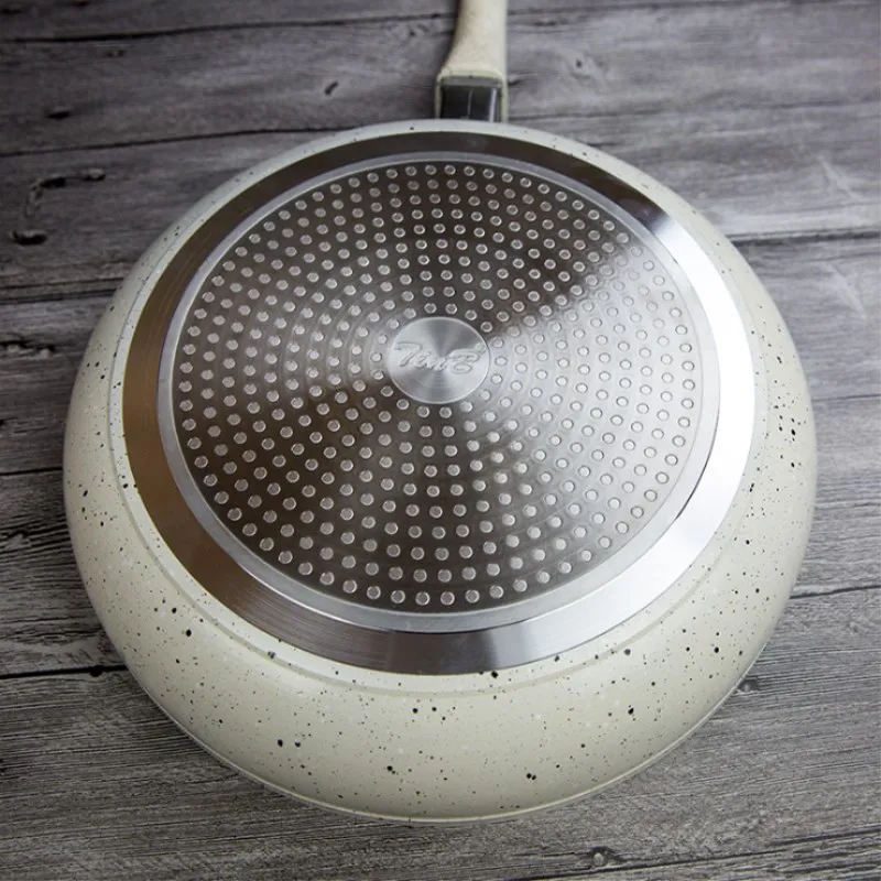  Korean Style Pan Food Supplement Pot 30cm Thick Section Wheat Stone Non-stick Pan Kitchen Wok Oven  - 32964114998