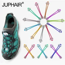 New1 Pair Adult Children Lazy ShoeLaces Sneaker Elastic Shoelaces Elastic Athletic Sneaks Transparent Lace Buckle No Tie Lockin