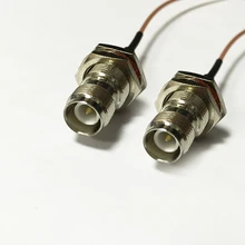 RP-TNC со штекера на гнездо переключатель гайечный RP-TNC со штекера на гнездо Гайка помощью соединительного кабеля RG178 15 см " адаптер