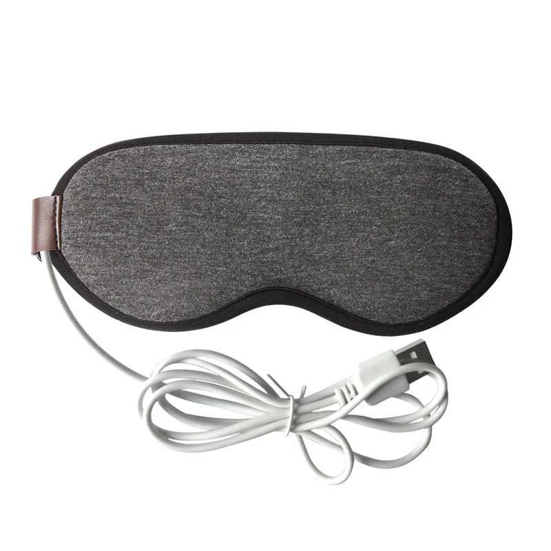 New Temperature Control Heat Steam Cotton Eye Mask Dry Tired Compress USB Hot Pads Eye Care Hot Heat Steam Eye Mask