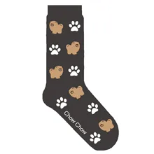 Собака чау-чау, подарок, милые носки унисекс, оригинальные хлопковые носки с чау-чау, 10/50 пар/партия, ЕС 38-43