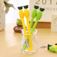 1 шт. 0,38 мм милые ананасовые гелевые чернила для ручек маркер ручка для школы офиса поставка Escolar Papelaria рекламная ручка