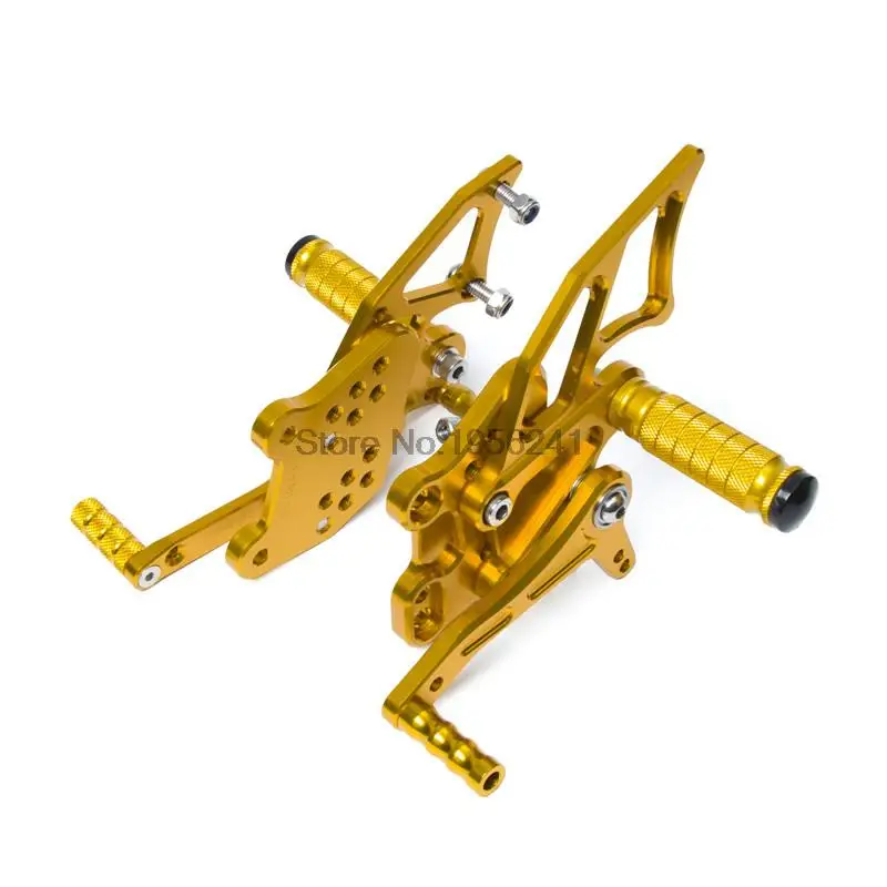 

Adjustable Pedals CNC Motorcycle Rearset Footrest Foot Pegs for Yamaha YZFR25 YZFR3 2014 2015 2016 YZR-R3 YZF-R25