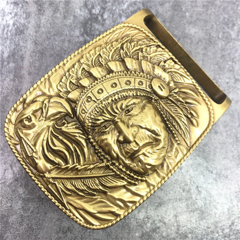 3D Chief Carved Belt Buckle (7)