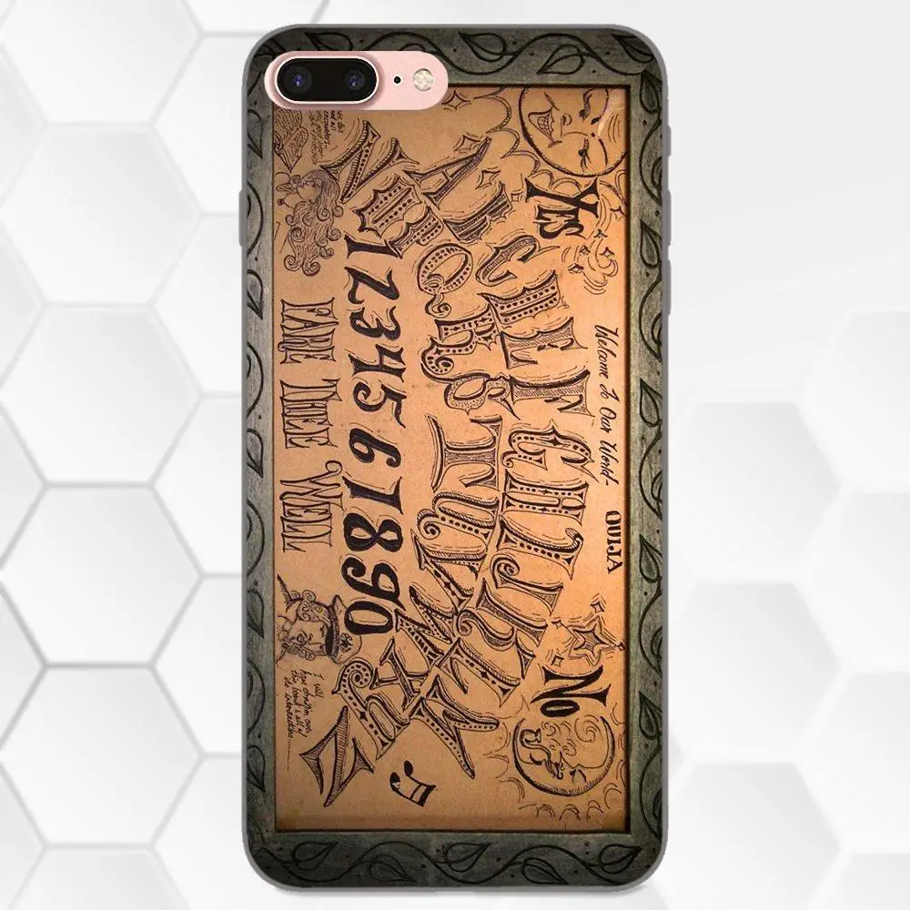 Мягкий Сотовый телефон Ouija Board для Apple iPhone 4 4S 5 5S SE 6 6S 7 8 Plus X XS Max XR|Бамперы| |