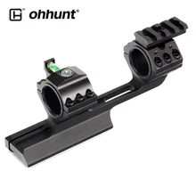 Ohhunt Bi-direction 25,4 мм 30 мм кольца Пикатинни Вивер кольцо-Крепление прицела с областью пузырьковый уровень компас верхняя рейка
