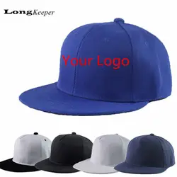 10 шт./компл. Customerized Snapback шапки пустой хип-хоп Шапки индивидуальные чистая Бейсбол Caps клиентов печать логотипа дети Шапки LKP02
