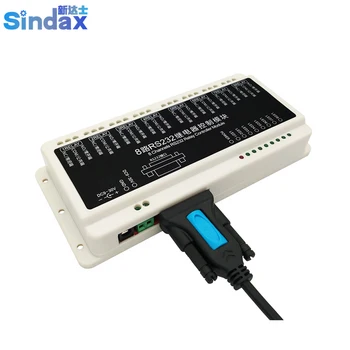 

8-channel RS232 Serial Relay Control Board Anti-electromagnetic High-frequency Interference Computer Control Relay Module