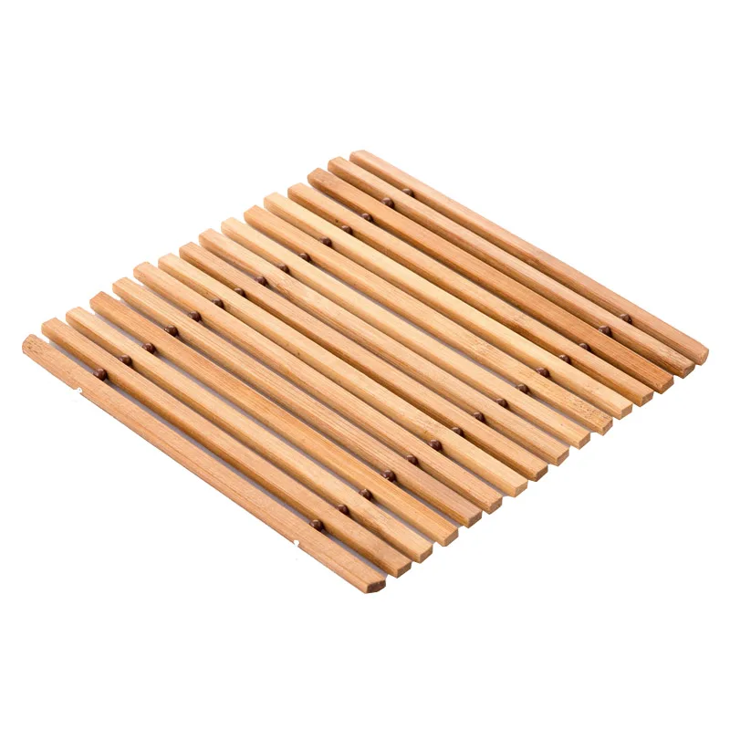 Hollow Bamboo Coaster Heat Insulation Pad Anti Scald Placemat Table Mat Dish Pot Holder Kitchen Accessories Hollow Bamboo Coaster Heat Insulation Pad Anti Scald Placemat Table Mat Dish Pot Holder Kitchen Accessories