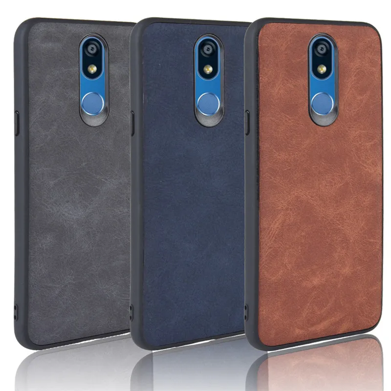 Для LG K40 5 7 дюймов Чехол жесткий ТПУ ПУ Кожаный противоударный чехол для телефона K