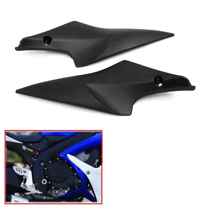 

Black Fiber Gas Tank Side Cover Panel Fairing Cowl Trim For Suzuki GSXR 600 750 K6 GSX-R 2006 2007 GSXR600 GSXR750 K6 Motorcycle