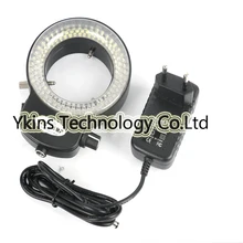 Adjustable 144 LED Ring Light illuminator Lamp For Industry Stereo Microscope Digital Camera Magnifier