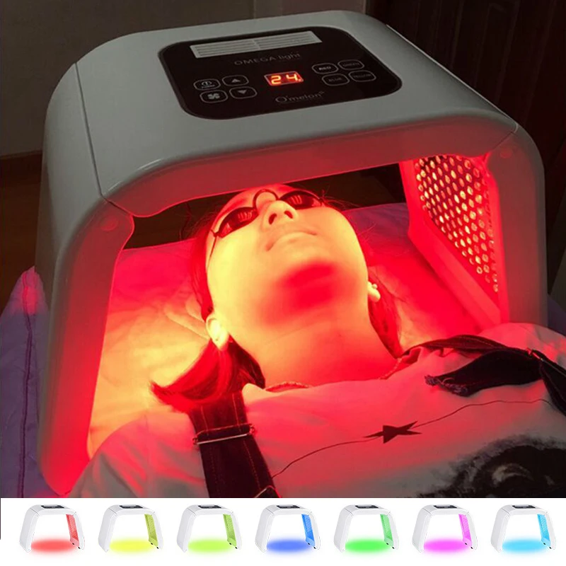  Detachable 7 Color LED Photon Spectromete Skin Rejuvenation Acne Remover Anti-wrinkle Facial Machin - 33038923615