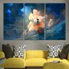 5 Pieces printed painting One Piece Thousand Sunny Wall Art Canvas Unique Gift Picture ► Photo 3/4