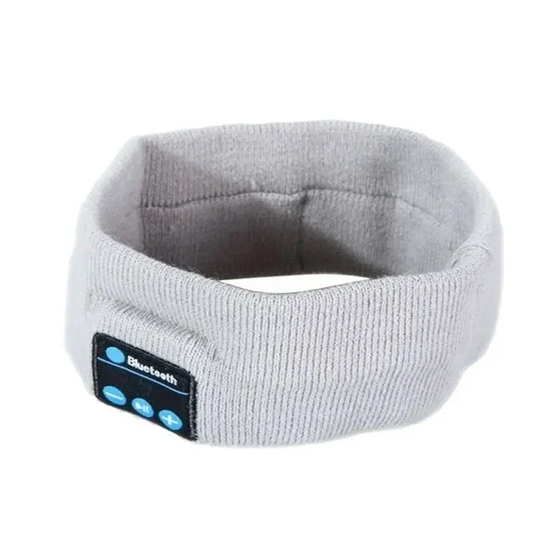Серый Хит Спортивные Bluetooth беспроводные наушники стерео наушники для сна с микрофоном - Цвет: Серый