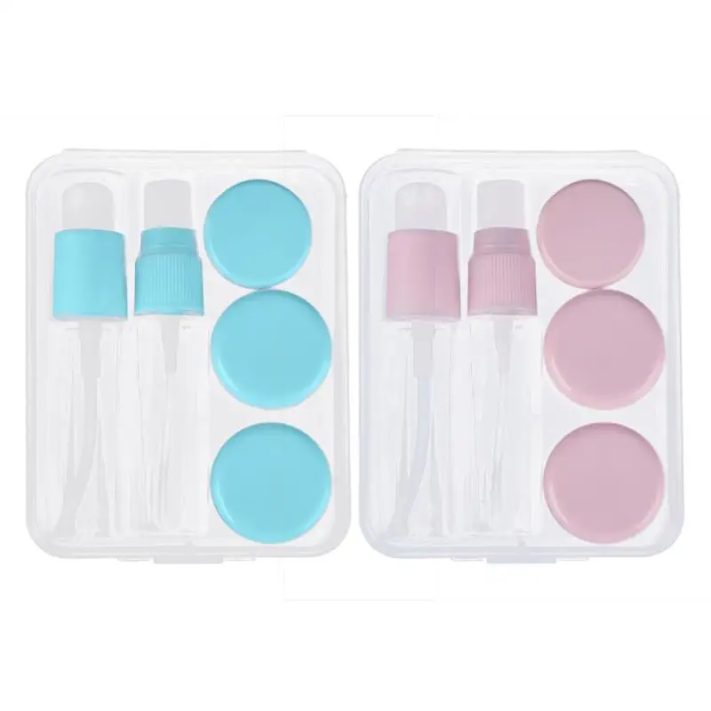 

6pcs Portable Spray Atomizer Diffuser Cosmetic Bottle Plastic Makeup Refillable Bottles for Travel cosmetic airless pump bottle