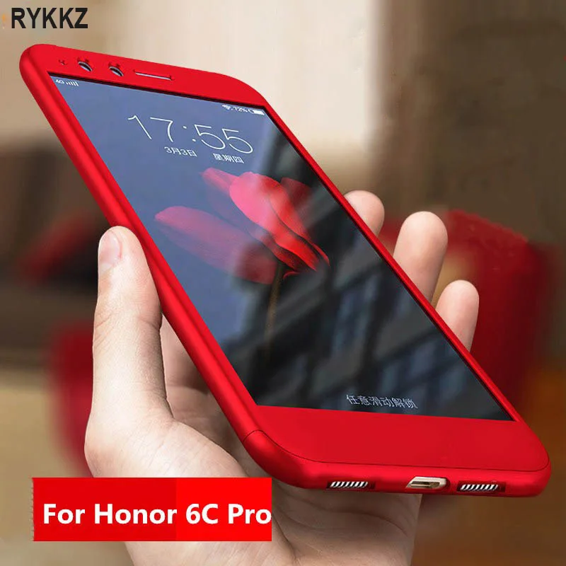 Чехол для телефона с полным покрытием корпуса 360 Huawei Honor 6C Pro чехол Coque