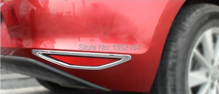 Задняя противотуманная фара для Volkswagen Golf 7 2014, ABS хром, 2 шт./лот, Стайлинг автомобиля